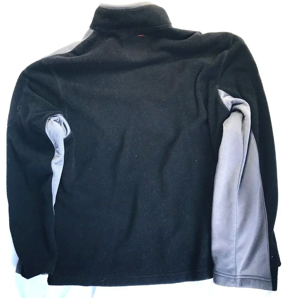Courage USA Jacket Micro Fleece Full Zip XXL Black Gray Skateboard Streetwear